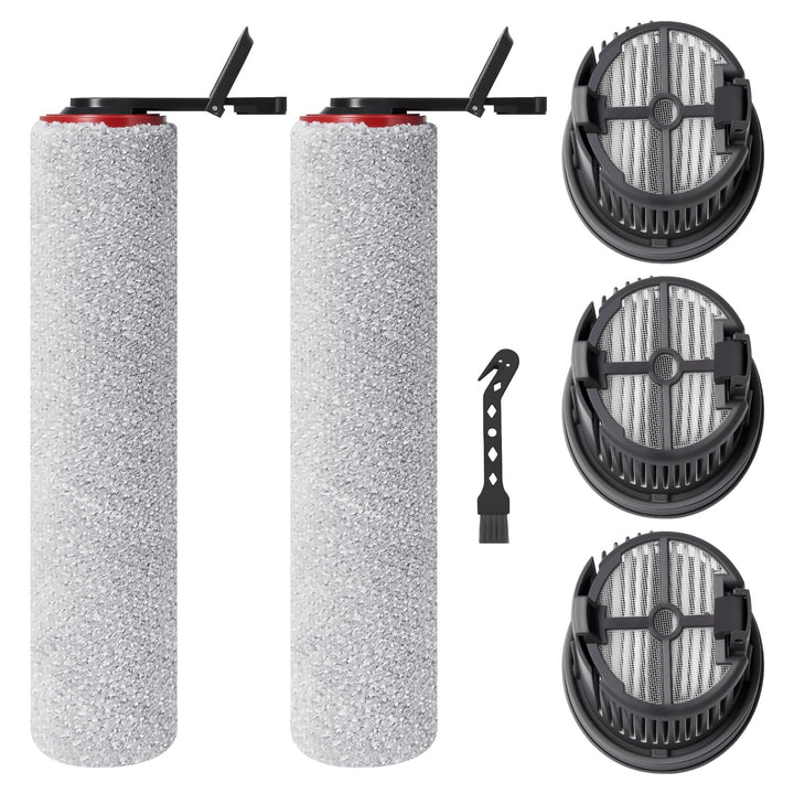 Bürstenrolle Filter Ersatzteile für Mova M50 Ultra / X4 Pro / X4 Plus Staubsauger Roboter, 2 Rollenb