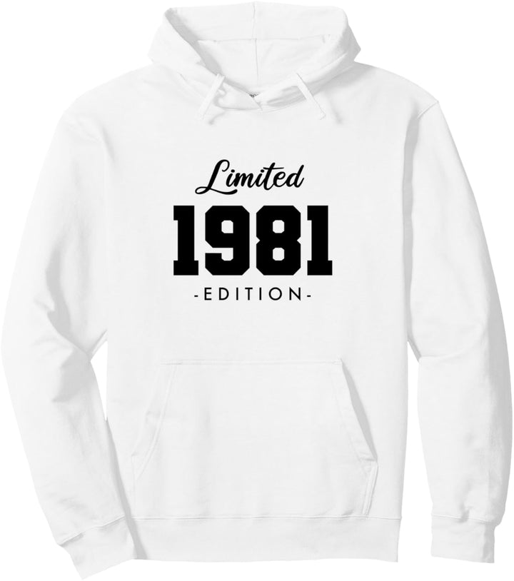 43 Jahre Jahrgang 1981 Limited Edition 43. Geburtstag Pullover Hoodie