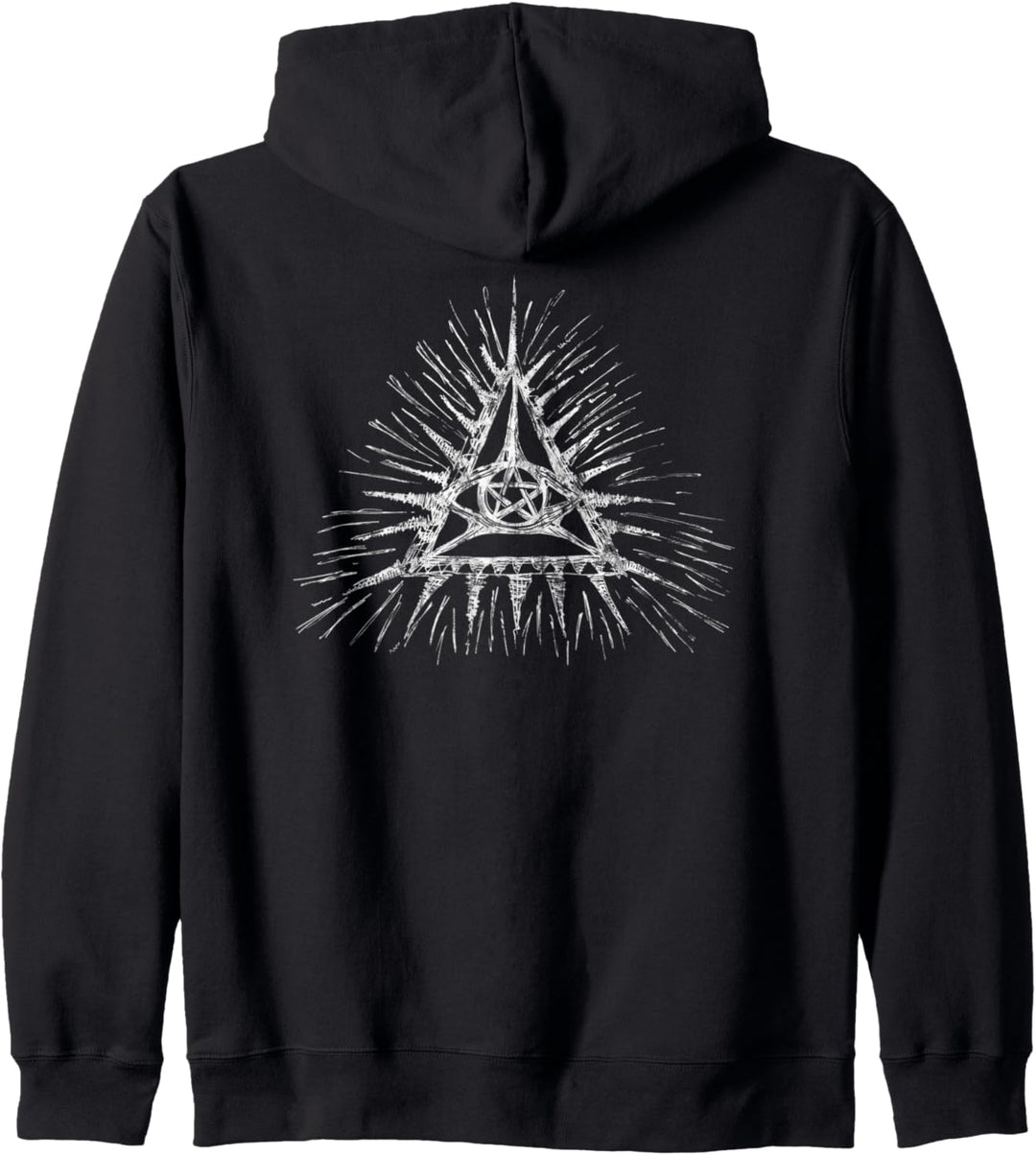 Allsehendes Auge Pentagramm Magie Tarot Okkultismus Horus Kapuzenjacke