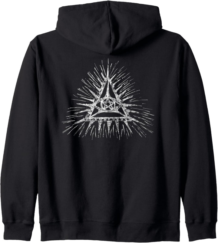 Allsehendes Auge Pentagramm Magie Tarot Okkultismus Horus Kapuzenjacke