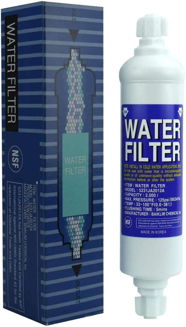 Water Filter 5231JA2012A Wasserfilter für Side-by-Side Kühlschrank - Ersetzt die Modelle 5231JA2012B