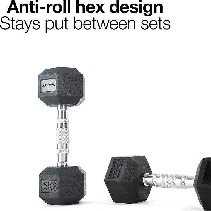 Athlyt - Hex Dumbbell 10 Kilogramm, 10 Kilogramm