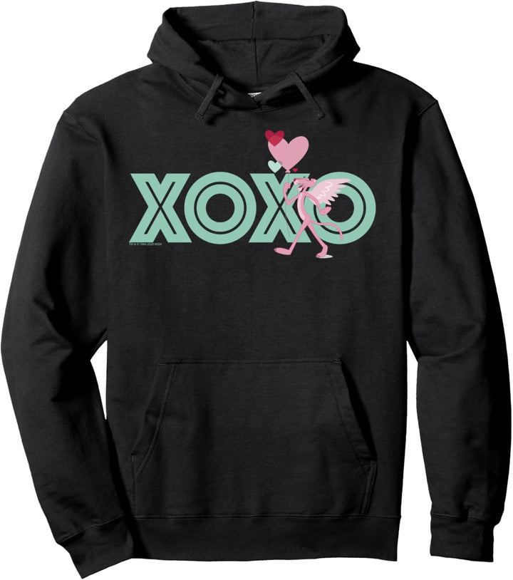 The Pink Panther Valentine's Day XOXO Portrait Pullover Hoodie