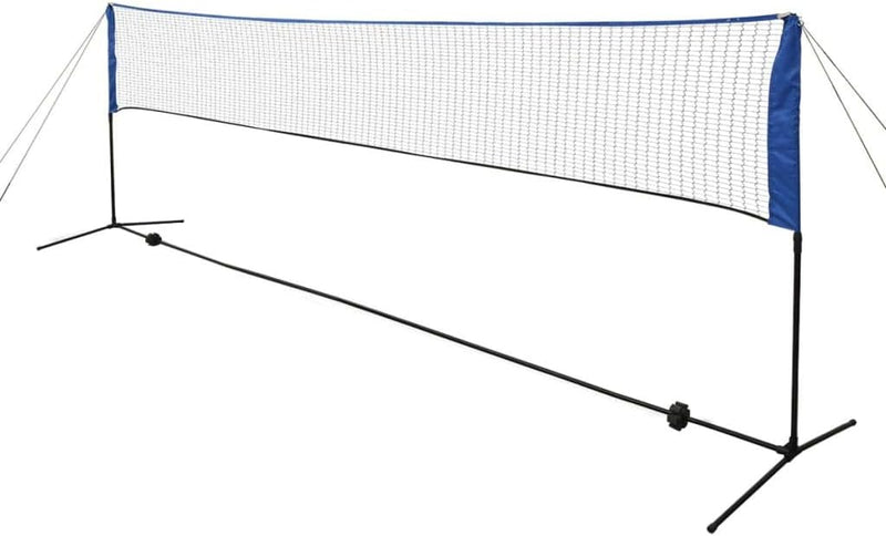 vidaXL Badmintonnetz Set mit 3 Bälle Federballnetz Volleyballnetz 300/500x155 cm 500 x 72 cm, 500 x