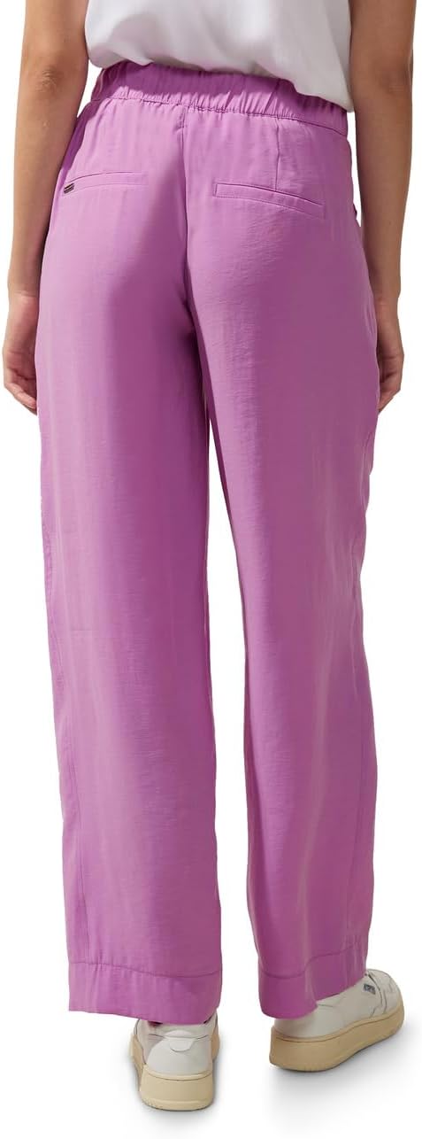 Street One Damen Casual Fit Hose in Cupro 40W / 30L Meta Lilac, 40W / 30L Meta Lilac
