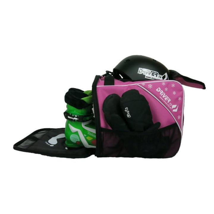 Driver13 Kinder Skistiefeltasche, Designed in Deutschland und seit vielen Jahren bewährt Pink, Pink