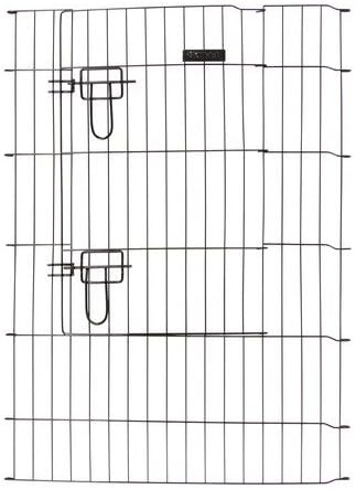 Kerbl Kleintiergehege (ø 143 cm, 8 Zaunelemente je 57 x 78 cm, Metall pulverbeschichtet, Gitterabsta