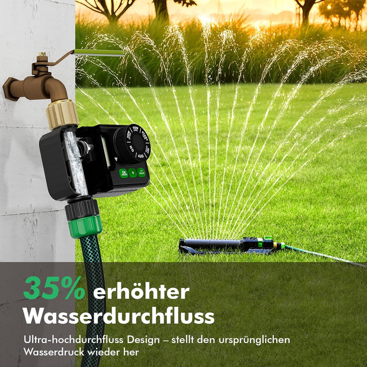 RESTMO 1 Zonen Bewässerungscomputer mit integriertem RF-Chip für optionalen Fernzugriff, automatisch