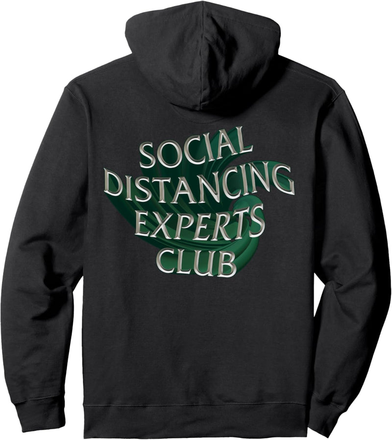 Social Distancing Experts Club. Virus Fun Special Edition Pullover Hoodie