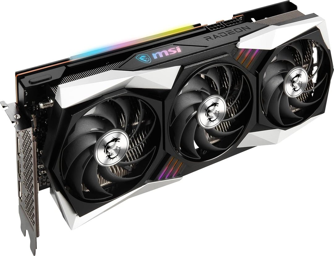 MSI Radeon RX 6750 XT GAMING X TRIO 12G Grafikkarte - AMD RX 6750 XT, GPU 2554/2623 MHz, 12000MB DDR