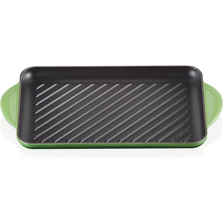 LE CREUSET Rechteckige Grillplatte aus Gusseisen, 32 cm, Für alle Herdarten inkl. Induktion geeignet