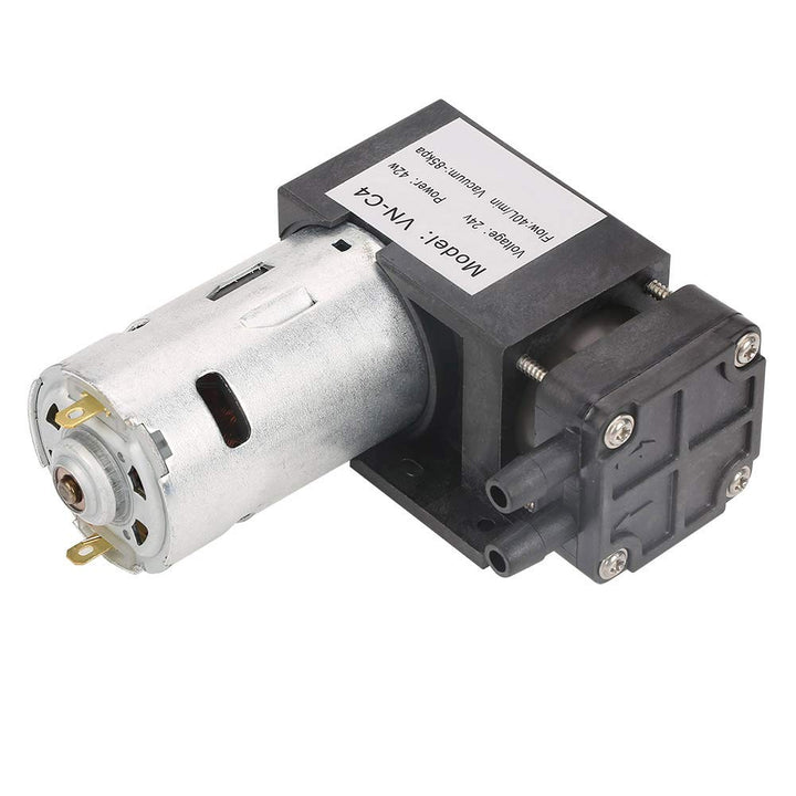 Mini Vakuumpumpe 42W Oilless Kompressorpumpe Vakuumsaugluftstrom (DC24V 85KPa 40L / min), DC24V 85KP