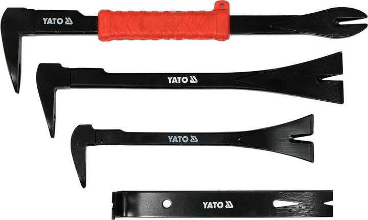 4 Tlg Set Stemmeisen Brechstange Nageleisen Brecheisen Kuhfuss Hebeleisen Satz 180 200 250 300 mm