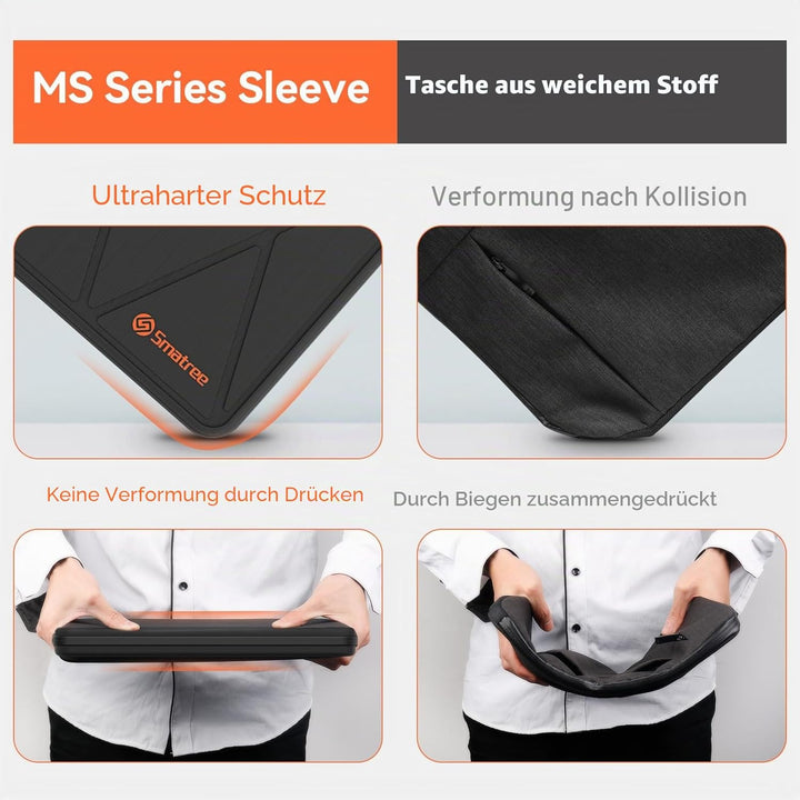 Smatree MS56 Hard Eva Schutzhülle mit Ständer Kompatibel für 14 Zoll Samsung Galaxy Book5/4/3 Pro, f