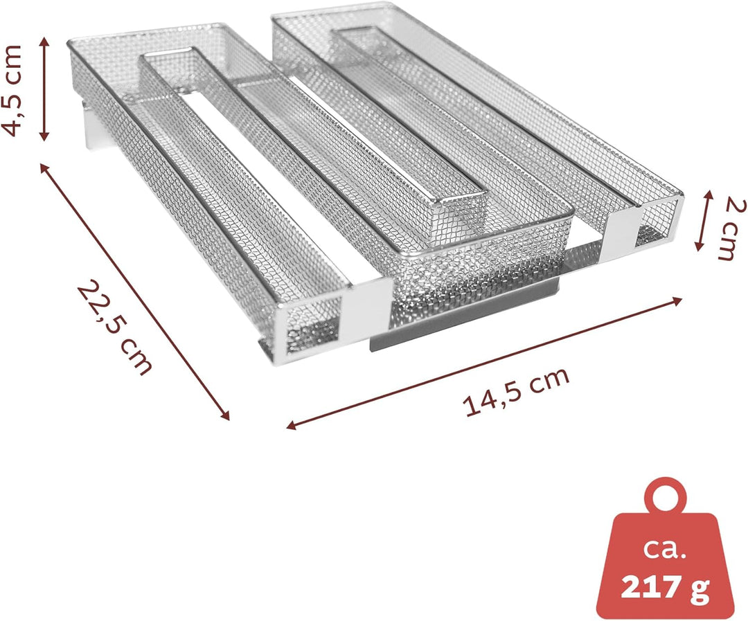 LEMODO Kaltrauchgenerator aus Edelstahl, Räucherschnecke für Räucherofen, Rauchgenerator mit 5 Stund