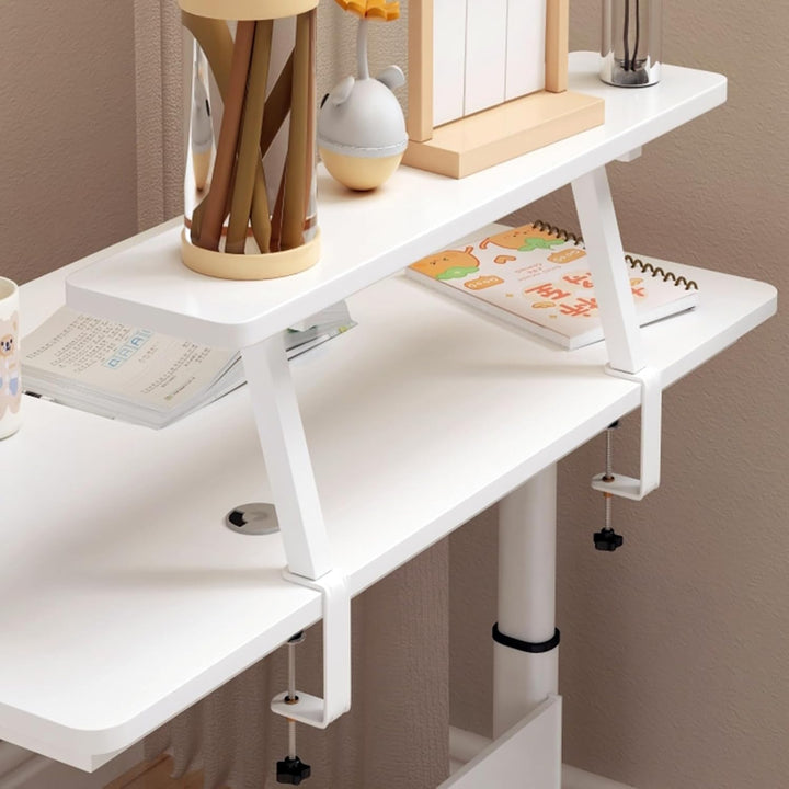 Klemmbares Schreibtisch Organizer Regal, Adjustable Desk Shelf Clamp Schreibtischregal Klemmbar Aufb