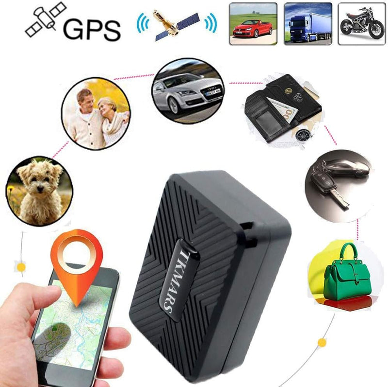 TMMARS GPS Tracker Mini GPS Tracker Klein UnauffäLlig mit Kostenloser App, Stark Magnetisch Und Wass