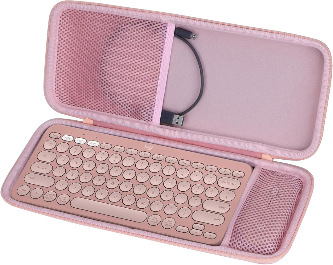 Hart Reise Schutz Hülle Etui Tasche für Logitech Pebble 2 Combo K380s K380 Kabellose Tastatur und M3