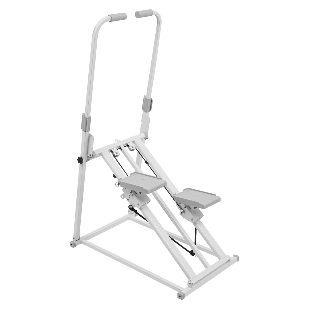Treppensteiger Stepper für Zuhause, Klappbar Stairmaster Fitnessgerät Treppenstepper mit 3 Stufen Ei