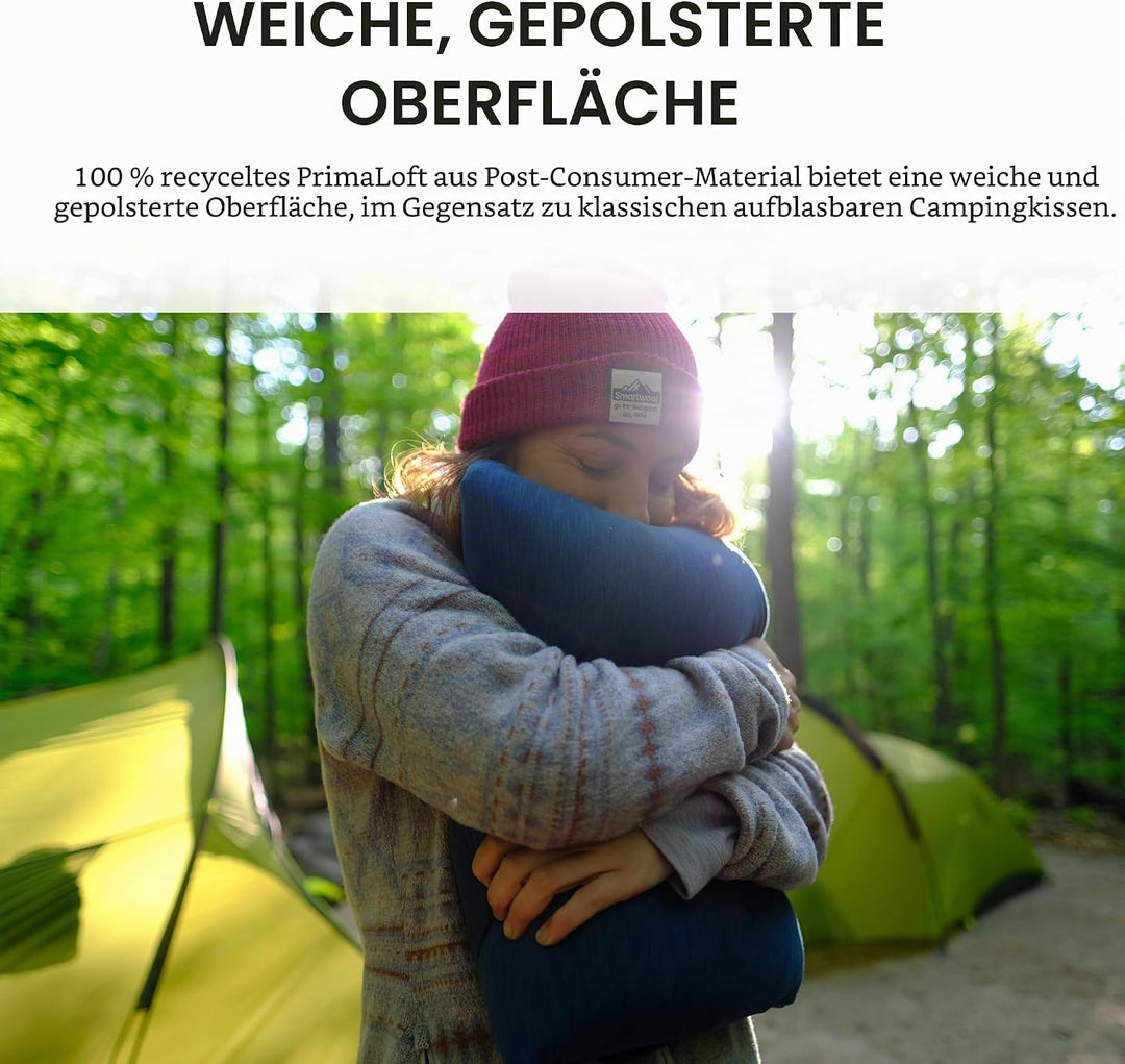 Nemo Fillo Elite Ultraleichtes Kissen, aufblasbares Rucksackkissen für Reisen, Rucksackreisen und Ca
