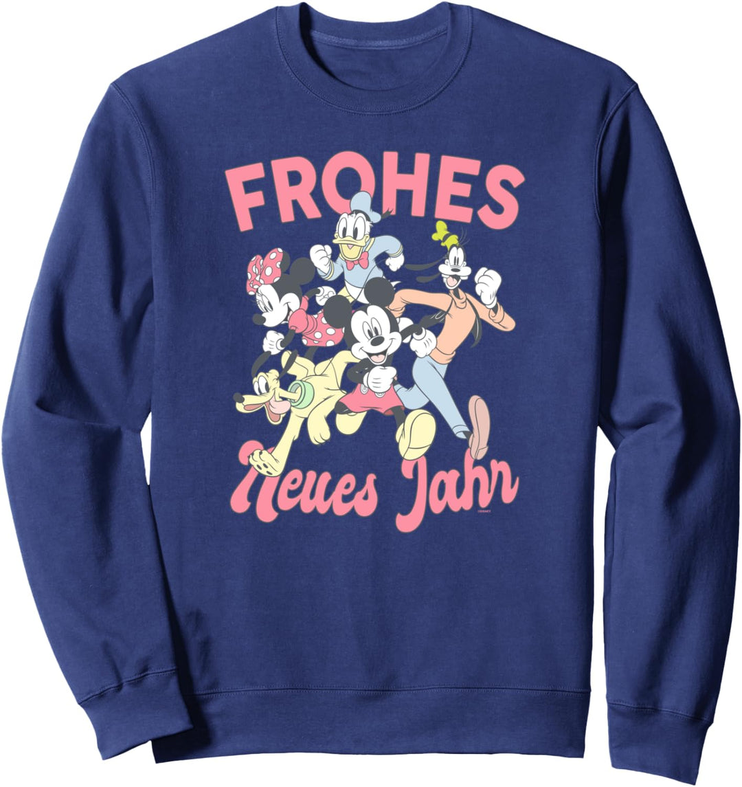 Disney Mickey Mouse and Minnie Happy New Year German Sweatshirt