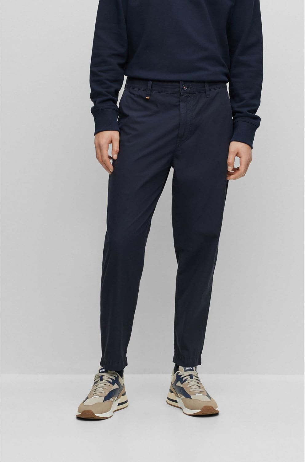 BOSS Herren Statum Trousers Flat Packed 90 Dark Blue404, 90 Dark Blue404