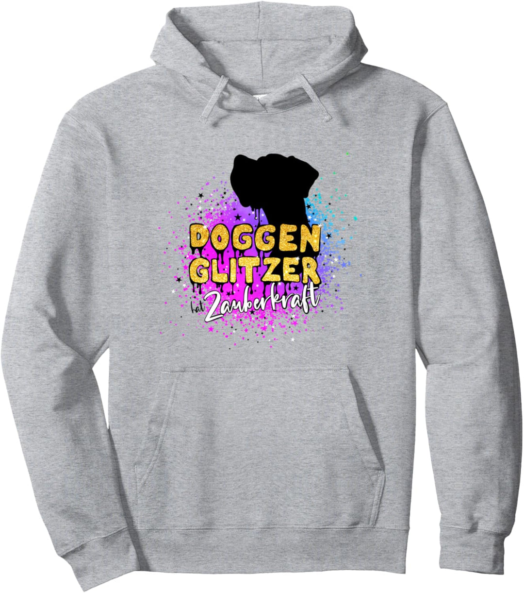 Deutsche Dogge - Doggenglitzer hat Zauberkraft Sternenhimmel Pullover Hoodie