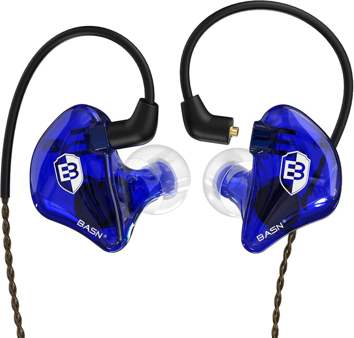 BASN Bsinger In-Ear-Monitore Geräuschisolierende Kopfhörer, Dual-dynamische Treiber High Definition