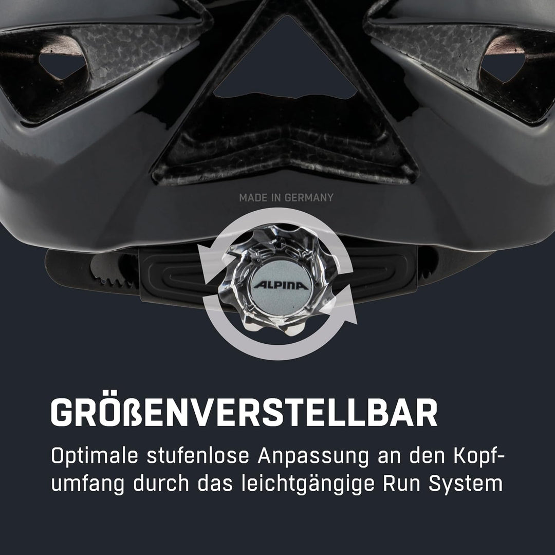 ALPINA PANOMA 2.0 L.E. - Reflektierender & Optimal Belüfteter Fahrradhelm Mit Fliegennetz & Nachrüst