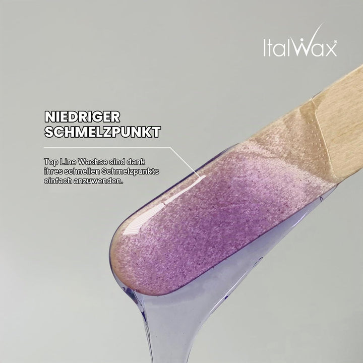 Italwax Top Line Orchid - 450g - Waxing Perlen für Haarentfernung – Duftlos - Synthetische Formulier