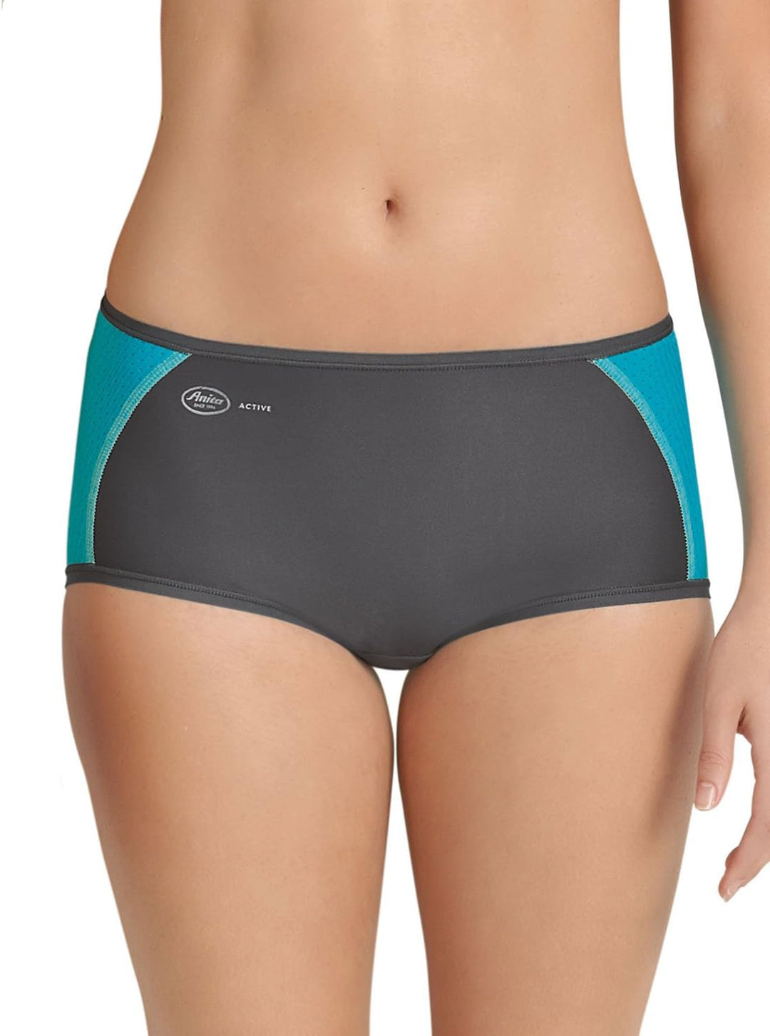 Anita Active Damen Sportunterhose Sport-Panty, Peacock/Anthrazit