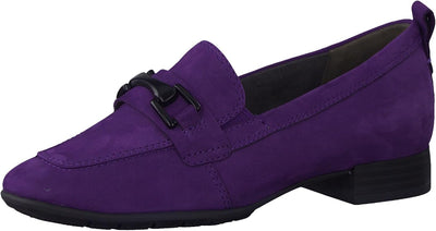 Tamaris Damen 8-84205-41 Slipper 37 EU Purple Nubuk, 37 EU Purple Nubuk