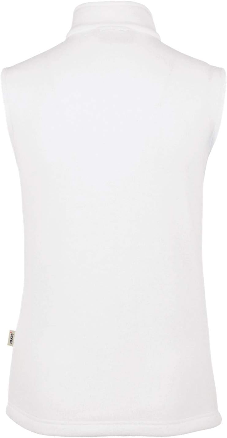 HAKRO Damen-Fleeceweste Ottawa XXL Weiss, XXL Weiss