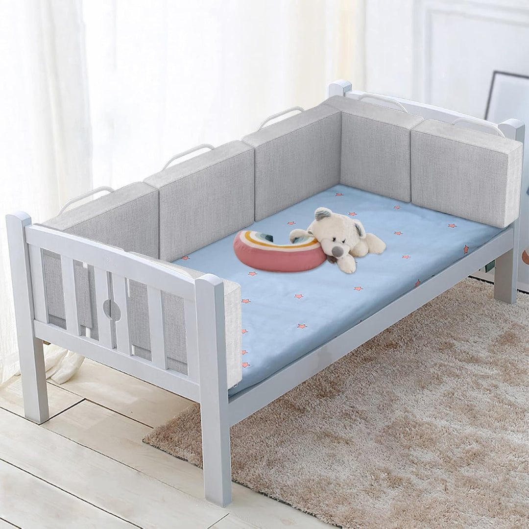 HENGMEI Bettgitter Bettschutzgitter 50cm Kinderbettgitter Höhenverstellbar Absturzsicheres Bettgitte