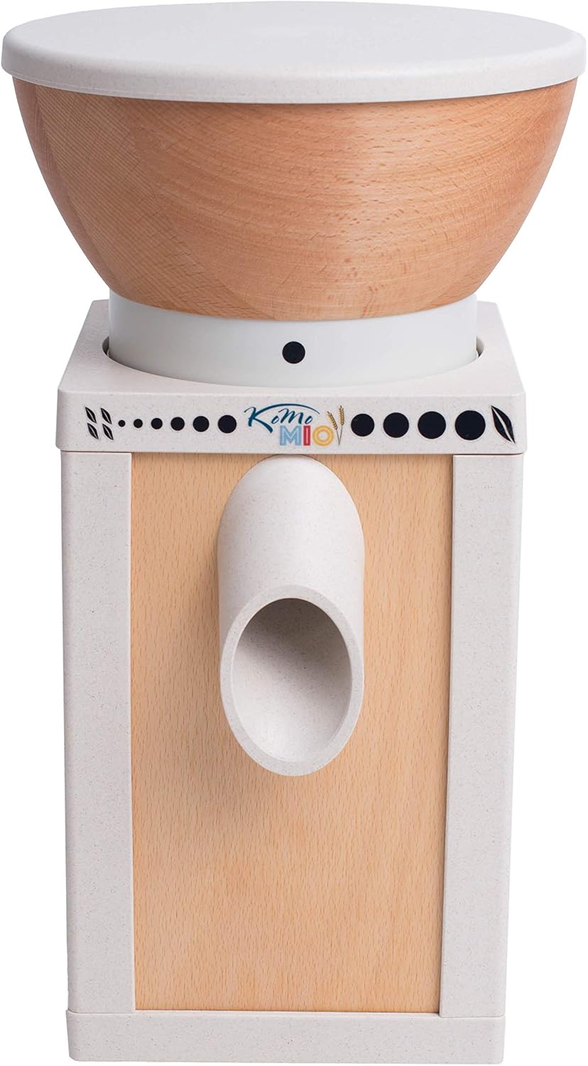 KoMoMio natur | Made in Austria | Edelkorund und Keramik Mahlstein | + 2,5 kg Bio Dinkel KoMoMio nat