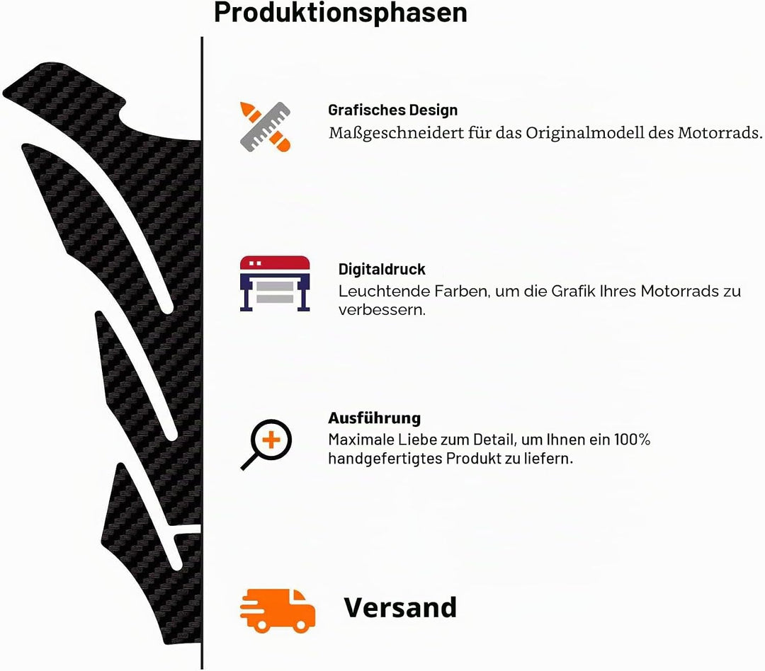 LABELBIKE 3D Aufkleber Motorradtanks und Heckbeschriftung kompatibel mit Suzuki | GSR, Harzschutzset