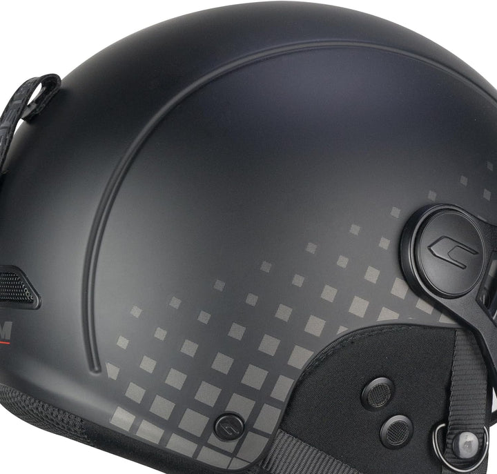 CGM Unisex – Erwachsene EBI skihelm, Schwarz Grau Matt, L (59cm)
