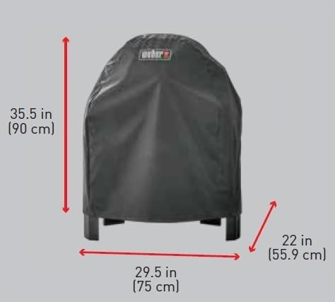 Weber Premium Grill Abdeckhaube für Pulse 1000 mit Stand, atmungsaktiv UV- &amp; wasserbeständig, Schutz