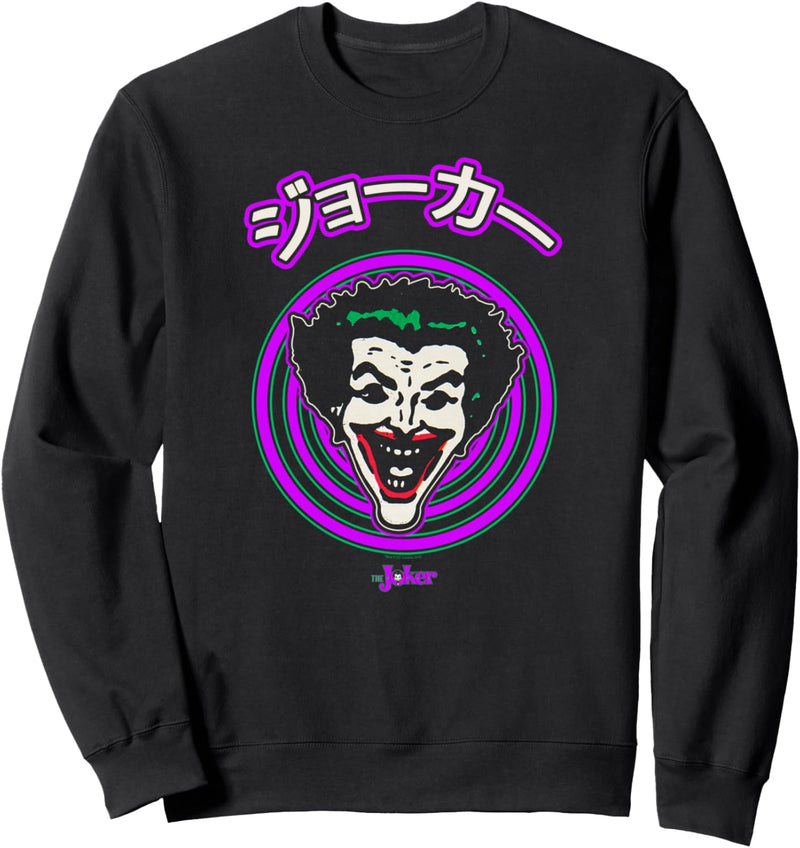 Batman Joker Kanji Face Spiral Sweatshirt