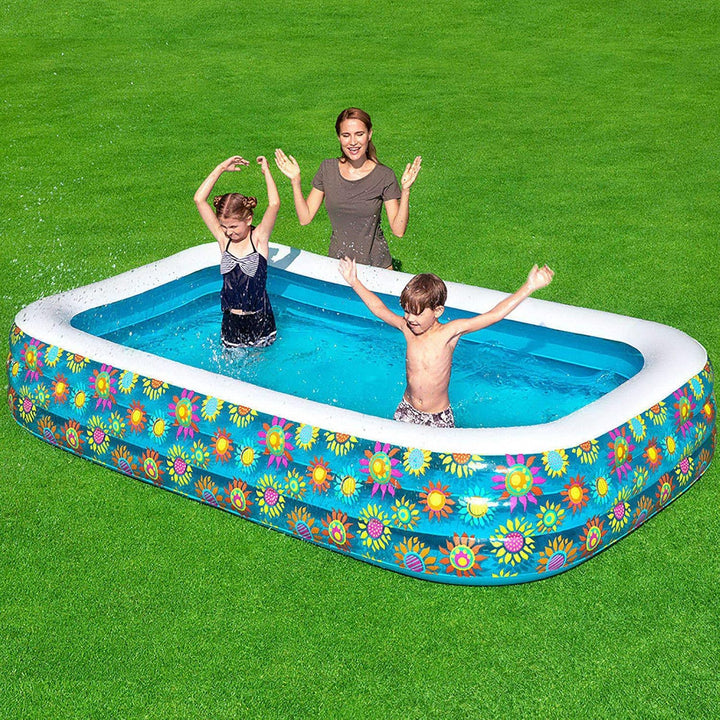 Bestway 54121B-03 - Fill 'N Fun Fixbecken Dinosaurous, 244 x 46 cm