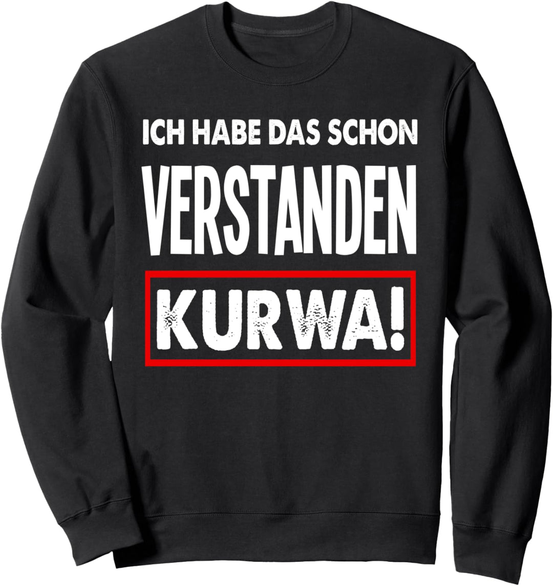 Kurwa Pole Polen Polska Spruch Polin Sweatshirt