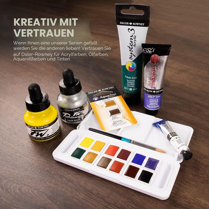 Daler Rowney System 3 Acryl Prozessset 6x59ml sortiert