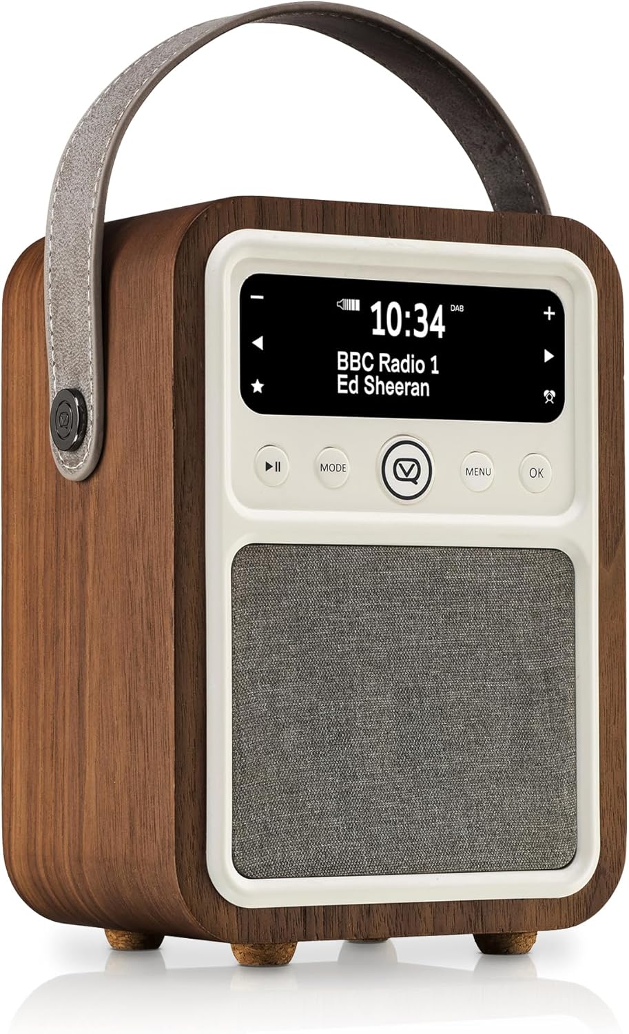 VQ VQ-MONTY-WT Monty Radio w/Bluetooth Wahlnuss