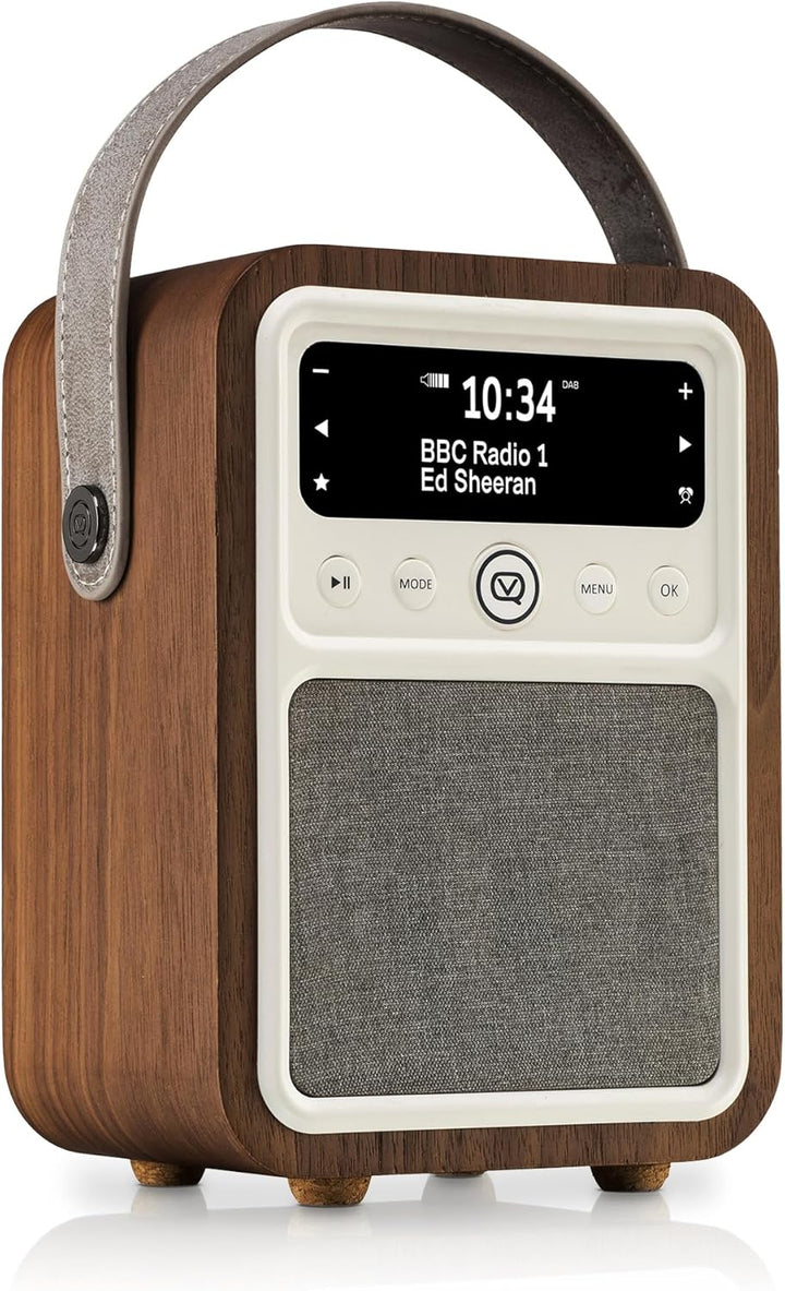 VQ VQ-MONTY-WT Monty Radio w/Bluetooth Wahlnuss