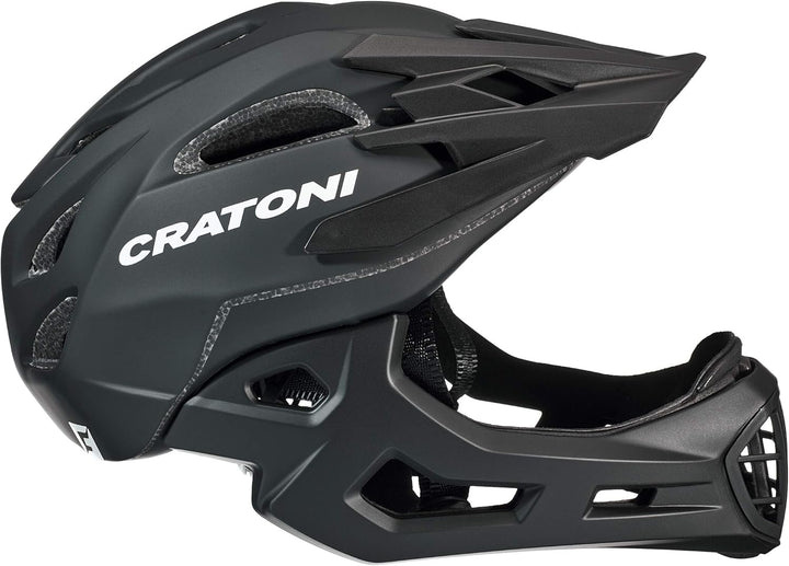 Cratoni Fahrradhelm C-Maniac L-XL (58-61 cm) Black Matt, L-XL (58-61 cm) Black Matt