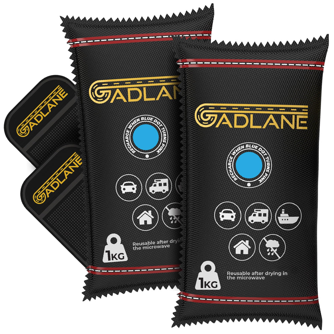 GADLANE Auto Luftentfeuchter 1kg 2 Stück 2 Pack, 2 Pack
