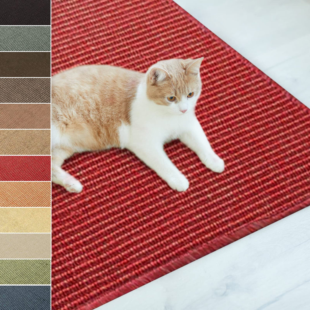 Floordirekt Sisal Fussmatte Teppich Vorleger Kratzteppich Katzenmöbel Kratzmatte Sisalmatte, widerst