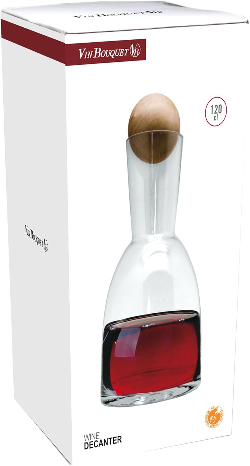 Vin Bouquet FIA 316 Weindekanter, Glas, braun und transparent, 24 x 12.5 cm, ursprüngliche, 24x12.5x