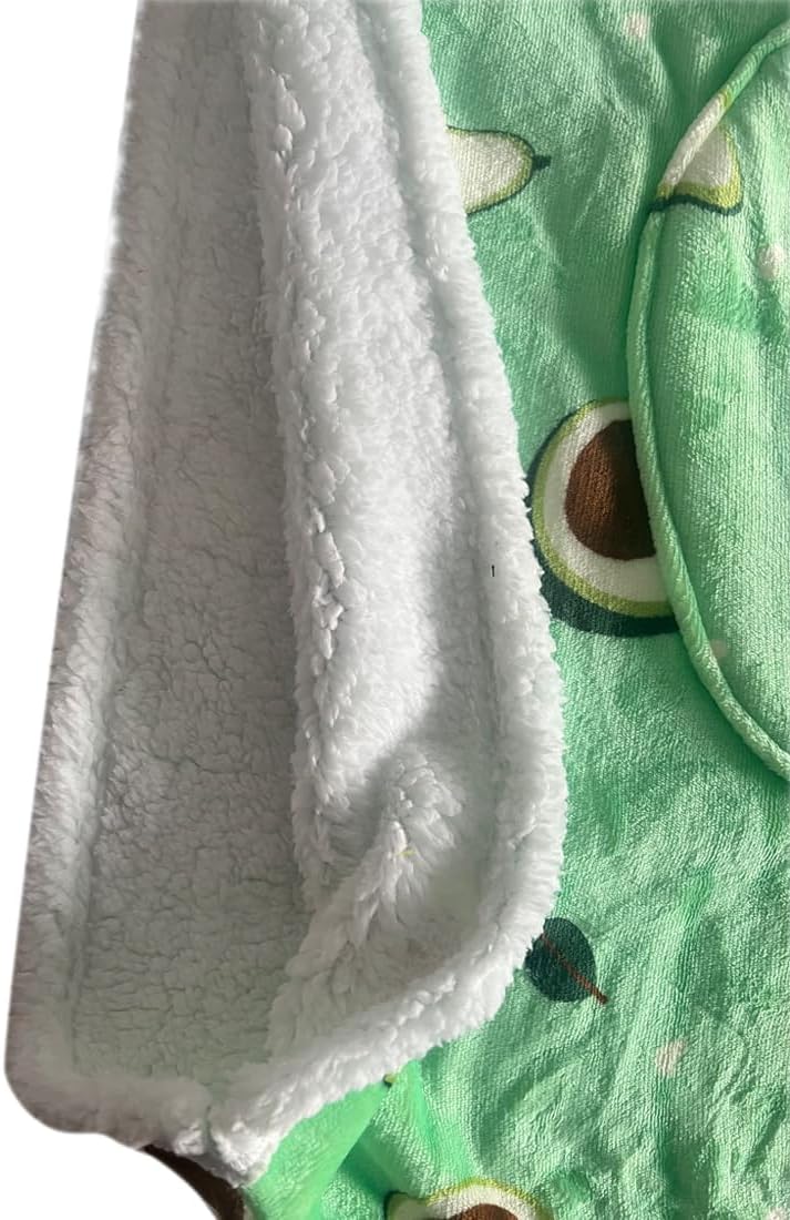 Shamdon Home Collection Kinder Übergrosse Hoodie Decke, Kapuzenpullover Sweatshirt mit Ärmel und Tas