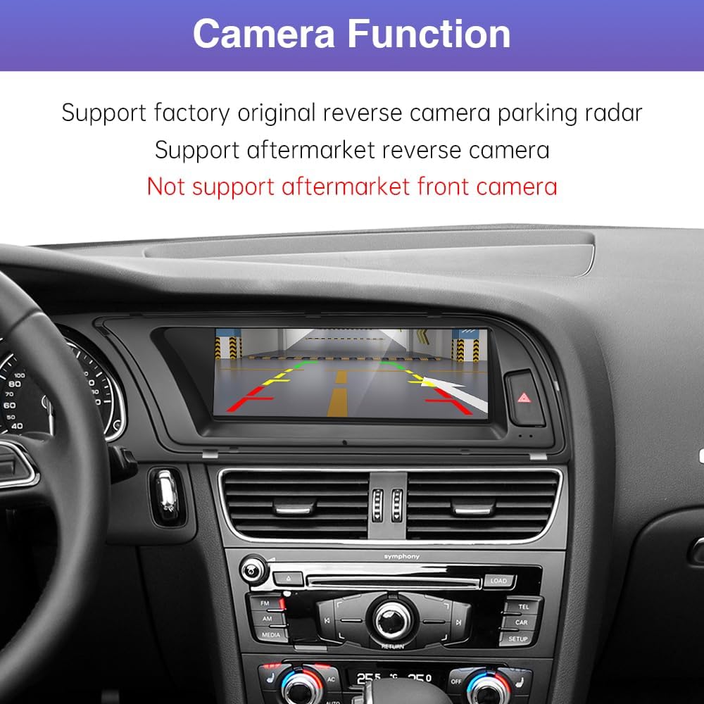 Road Top 8,9 Zoll Autoradio Drahtlos CarPlay Touchscreen für Audi A4 2009-2015 Jahr mit 2GMMI, Autor